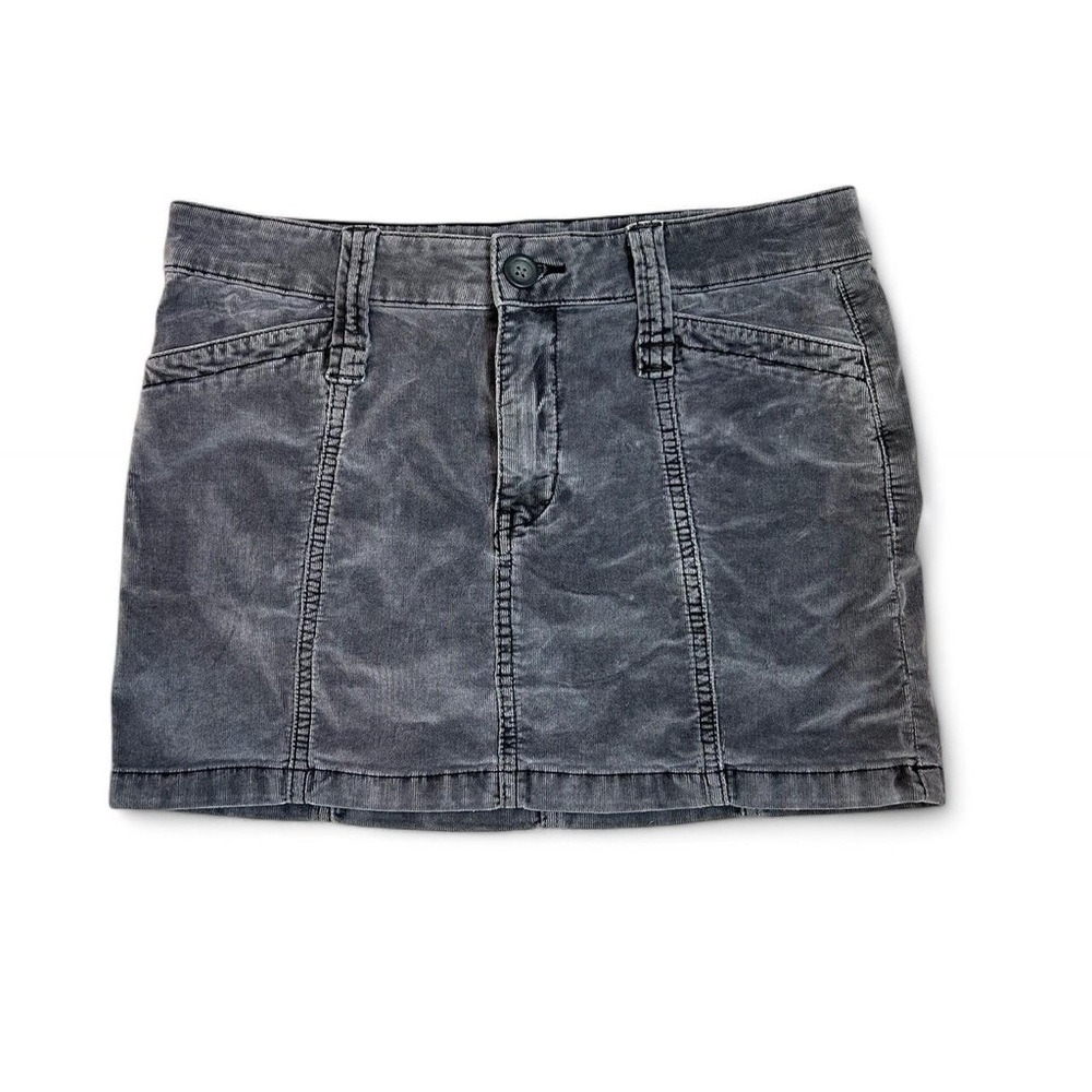 Mini corduroy skirt